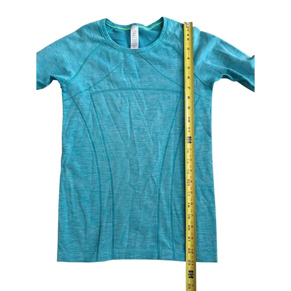 Ivivva Fly Tech‎ Long Sleeve Top Teal Thumb holes Sporty Athleisure Size Large - Picture 5 of 6